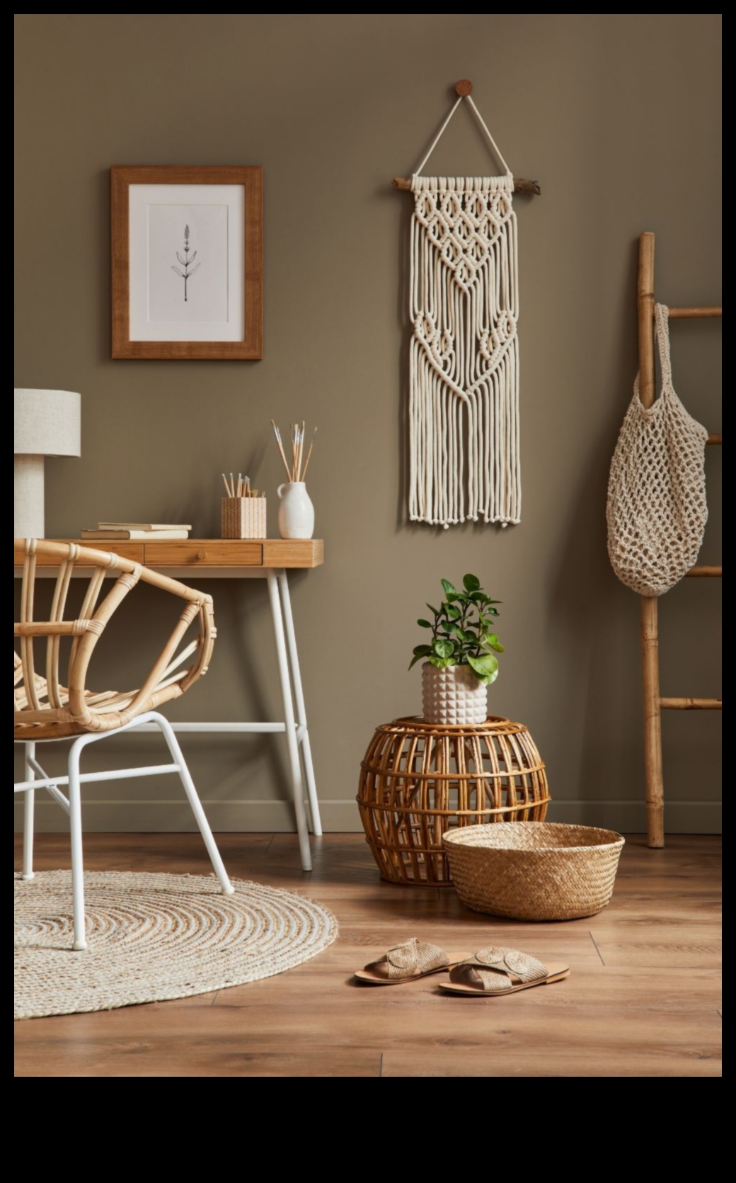 Cum pot încorpora idei de decor Boho Office cu Artistic Boho Wall Art?